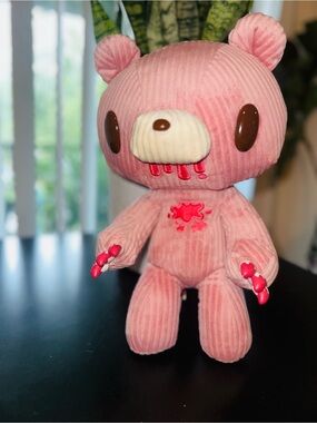 Gloomy Bear Plush Toy Doll Corduroy Pink Bloody 15" Taito NWT